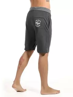 Хлопковые шорты на широкой резинке темно-серого цвета Tom Tailor RT71044/5609-30